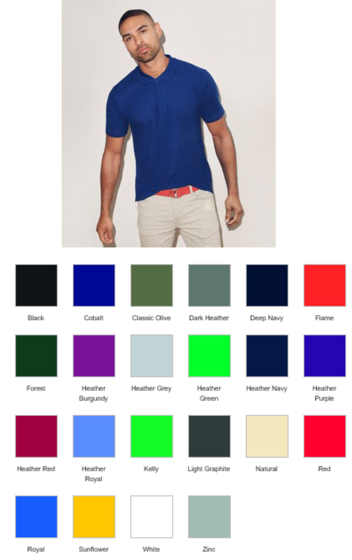 Fruit of the Loom SS220 Iconic Pique Polo Shirt